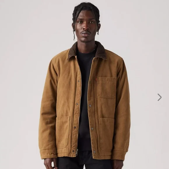 Levi's Brown Men's lined field Jacket - Picture 5 of 5